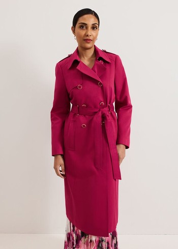 Phase Eight Cheryl Petite Coats Pink USA | 1946328-DQ